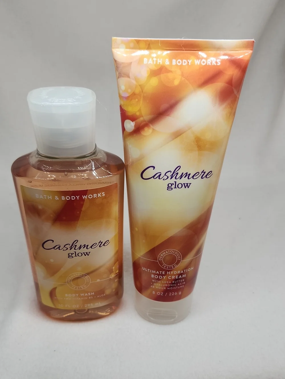 Bath & Body Works Sale Cashmere Glow Body Wash & Cream New 2 Pc Set